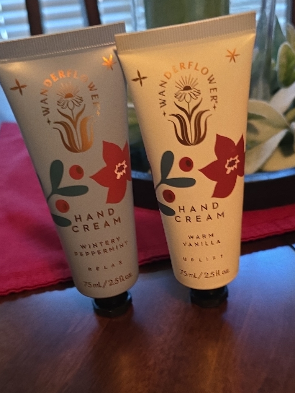 Hand Cream Set - Warm Vanilla & Wintery Peppermint - 75 mL (2.5 fl oz.)